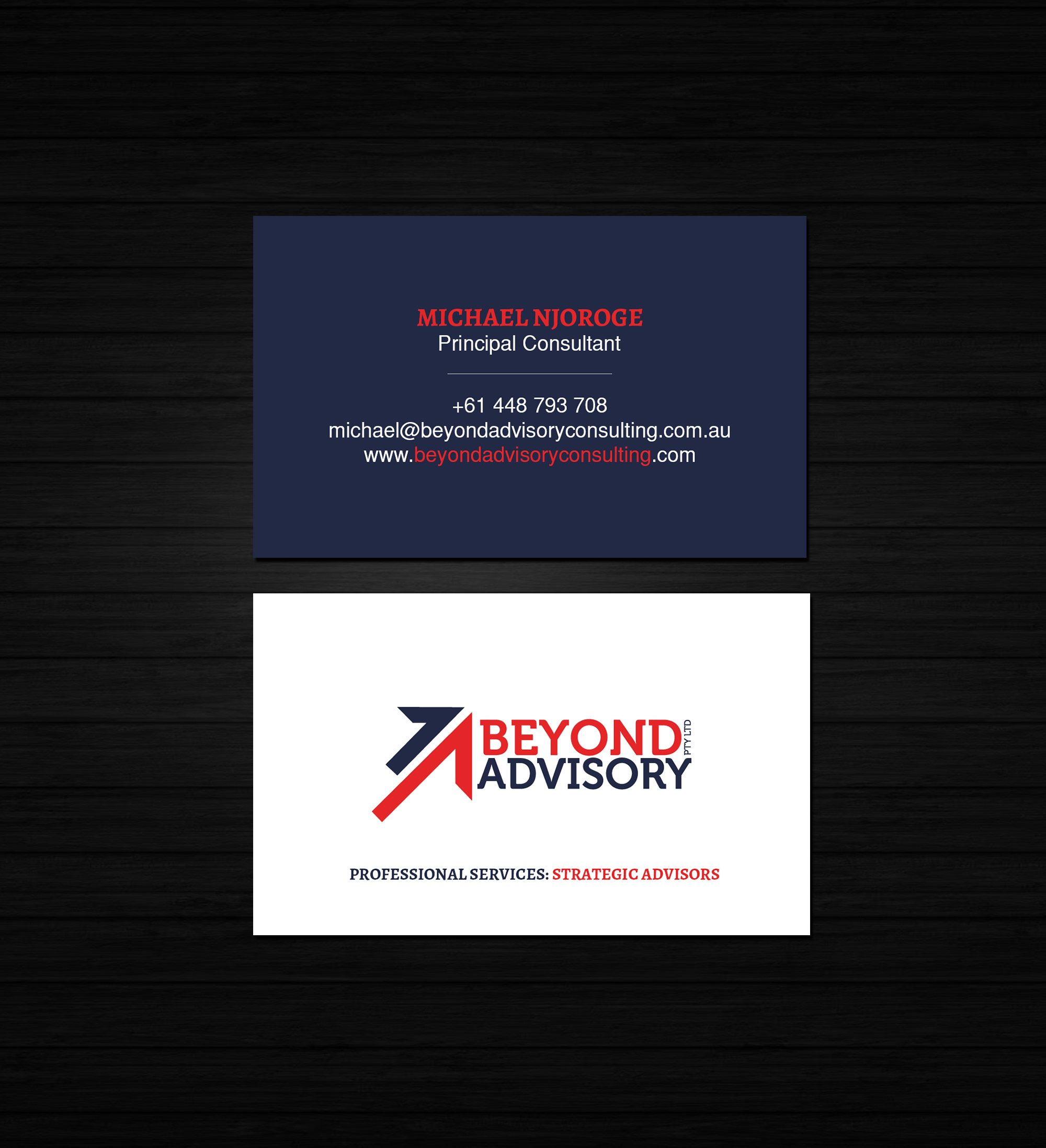 Business Card Design by Creations Box 2015 for Beyond Advisory Consulting  | Design #25184180