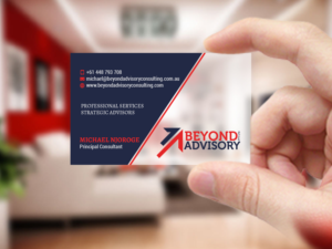 Business Card Design by Creations Box 2015 for Beyond Advisory Consulting  | Design: #25184194