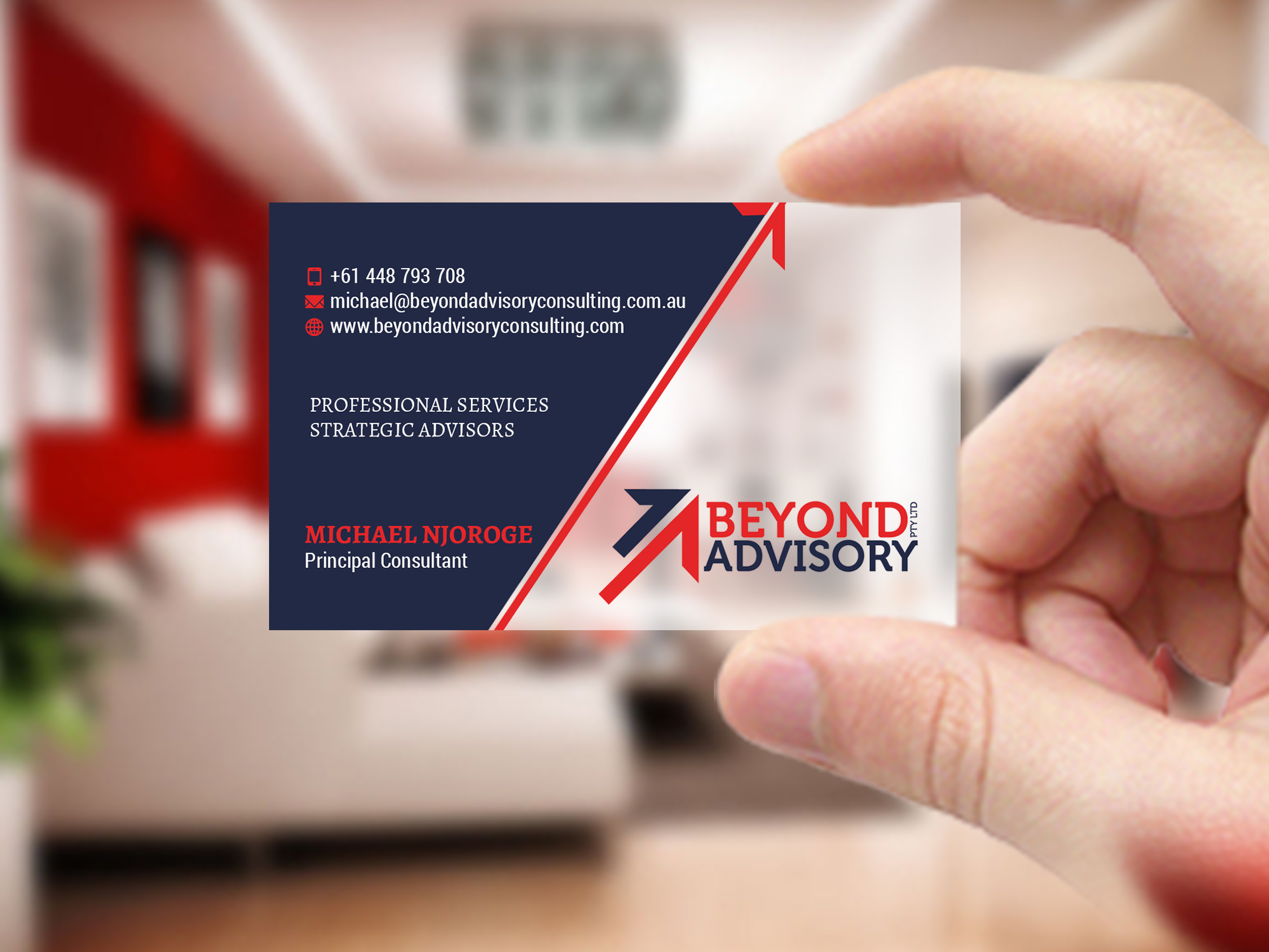 Business Card Design by Creations Box 2015 for Beyond Advisory Consulting  | Design #25184195