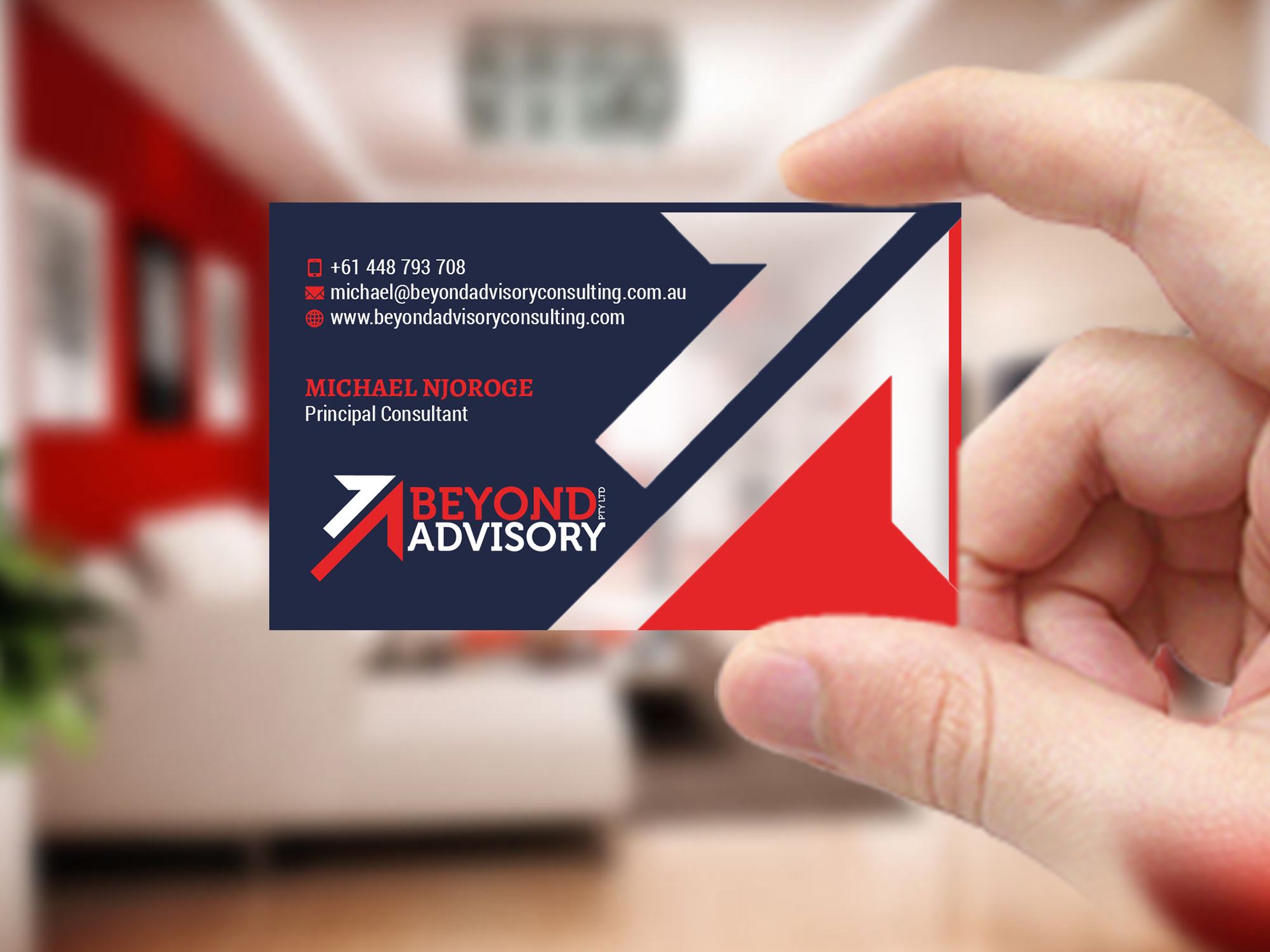 Business Card Design by Creations Box 2015 for Beyond Advisory Consulting  | Design #25184196