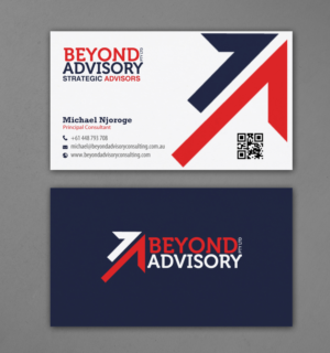 Business Card Design by chandrayaan.creative for Beyond Advisory Consulting  | Design: #25178739