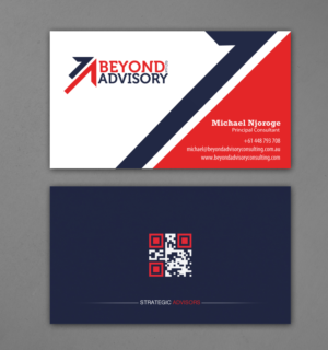 Business Card Design by chandrayaan.creative for Beyond Advisory Consulting  | Design: #25178746
