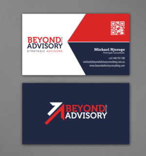 Business Card Design by chandrayaan.creative for Beyond Advisory Consulting  | Design: #25178748