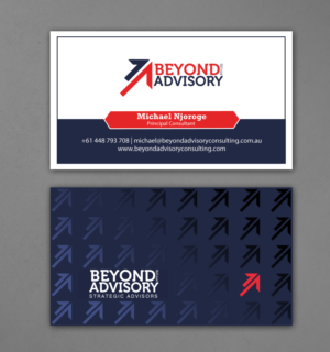 Business Card Design by chandrayaan.creative for Beyond Advisory Consulting  | Design: #25178763