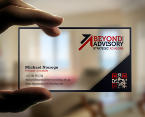 Business Card Design by chandrayaan.creative for Beyond Advisory Consulting  | Design: #25178766