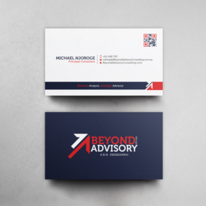 Business Card Design by chandrayaan.creative for Beyond Advisory Consulting  | Design: #25179832