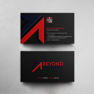 Business Card Design by chandrayaan.creative for Beyond Advisory Consulting  | Design: #25194308