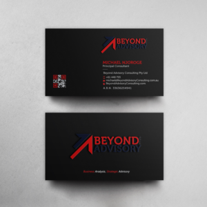 Business Card Design by chandrayaan.creative for Beyond Advisory Consulting  | Design: #25194335