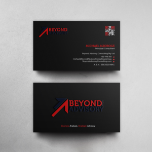 Business Card Design by chandrayaan.creative for Beyond Advisory Consulting  | Design: #25194373