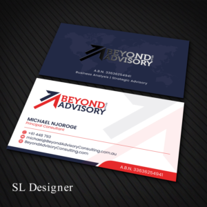 Business Card Design by SL Designer for Beyond Advisory Consulting  | Design: #25199606