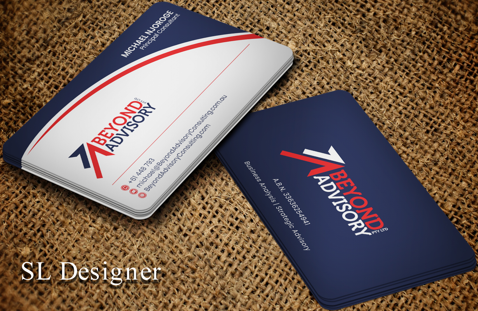 Business Card Design by SL Designer for Beyond Advisory Consulting  | Design #25199625