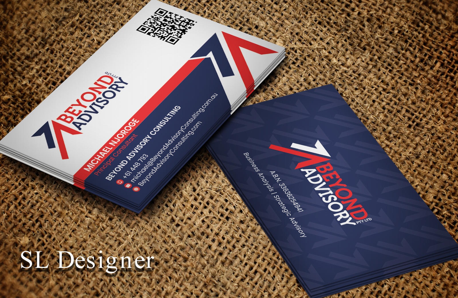 Business Card Design by SL Designer for Beyond Advisory Consulting  | Design #25199626
