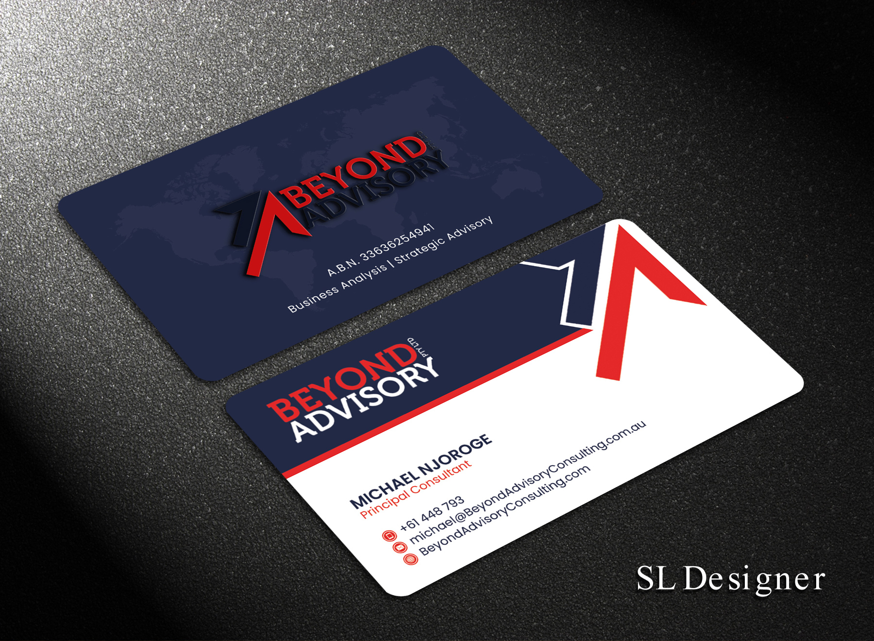 Business Card Design by SL Designer for Beyond Advisory Consulting  | Design #25199629