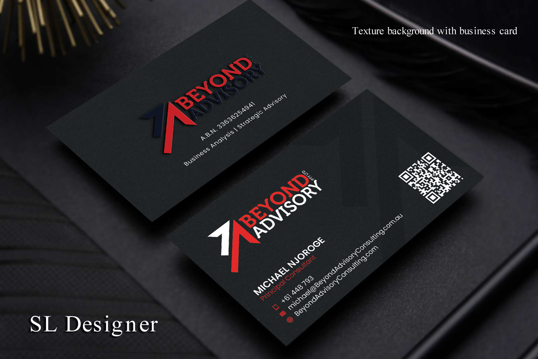 Diseño de Tarjeta de Presentación por SL Designer para Beyond Advisory Consulting  | Diseño #25199635