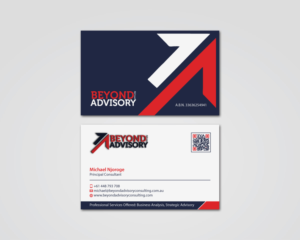Business Card Design by MDesign for Beyond Advisory Consulting  | Design: #25196973