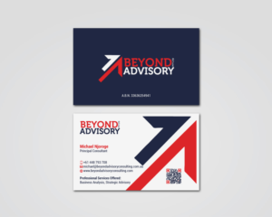Visitenkarten-Design von MDesign für Beyond Advisory Consulting  | Design #25201971