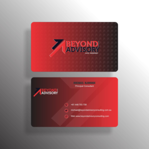 Diseño de Tarjeta de Presentación por Vasim Jagliwala 2 para Beyond Advisory Consulting  | Diseño: #25209780