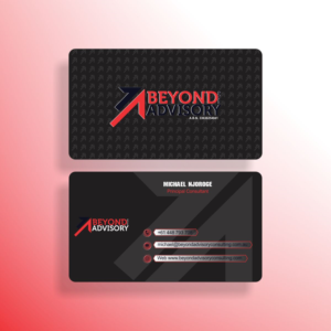Diseño de Tarjeta de Presentación por Vasim Jagliwala 2 para Beyond Advisory Consulting  | Diseño: #25209781