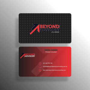 Business Card Design by Vasim Jagliwala 2 for Beyond Advisory Consulting  | Design: #25209782