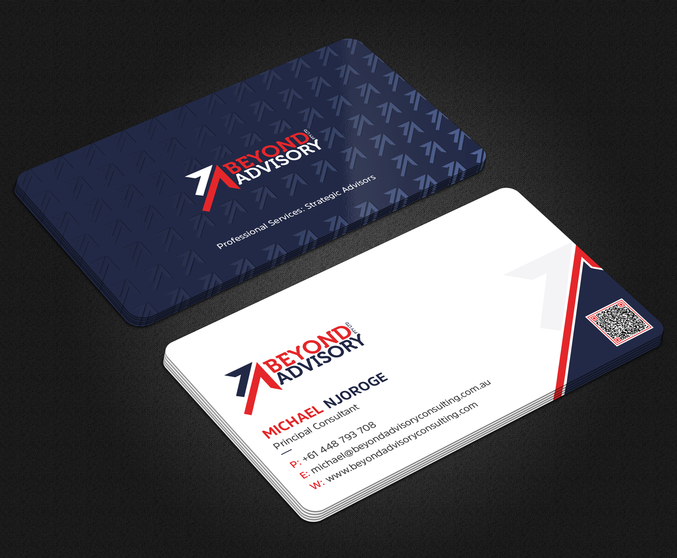 Business Card Design by Uttom 2 for Beyond Advisory Consulting  | Design #25174481