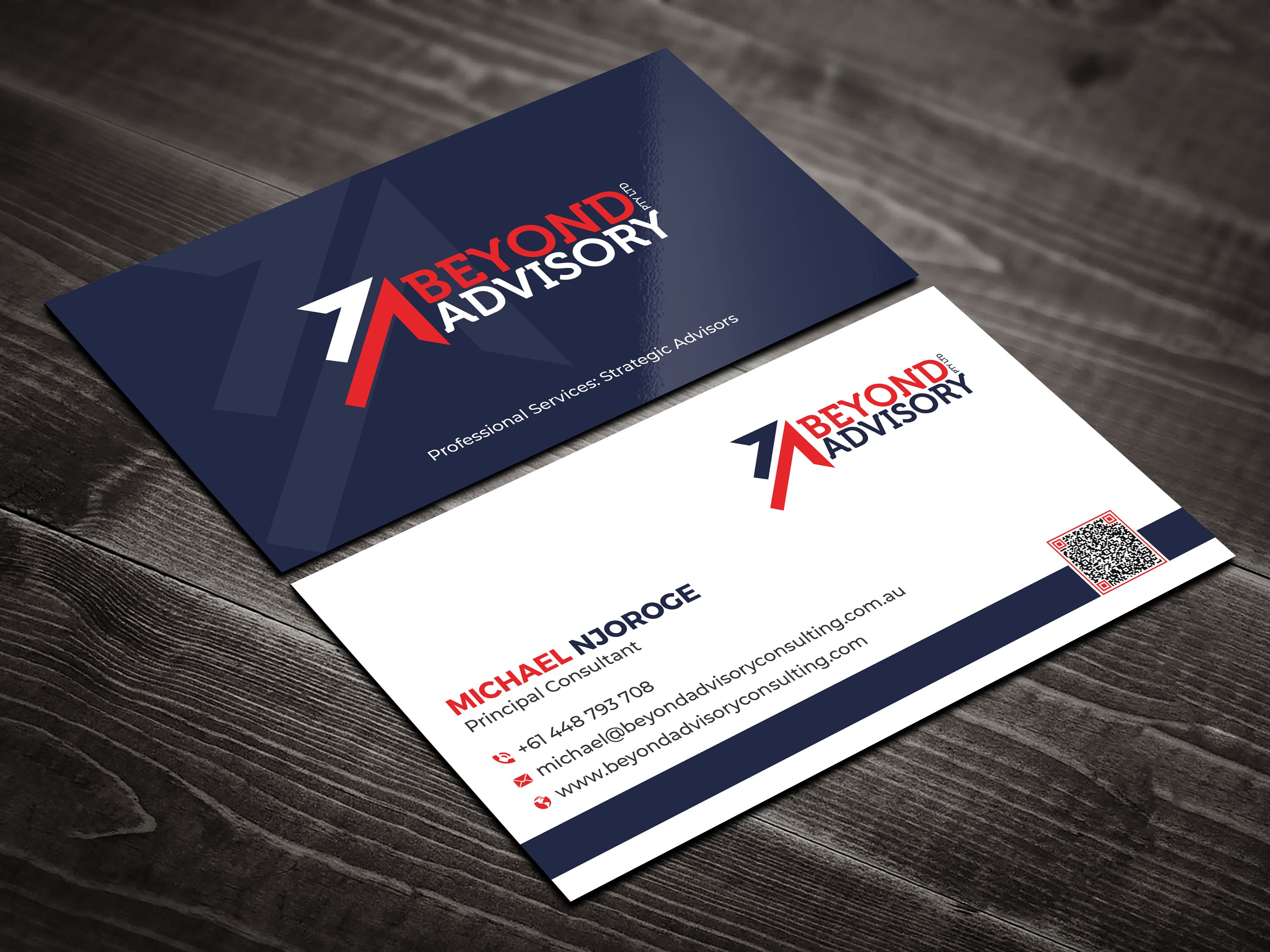 Business Card Design by Uttom 2 for Beyond Advisory Consulting  | Design #25174482