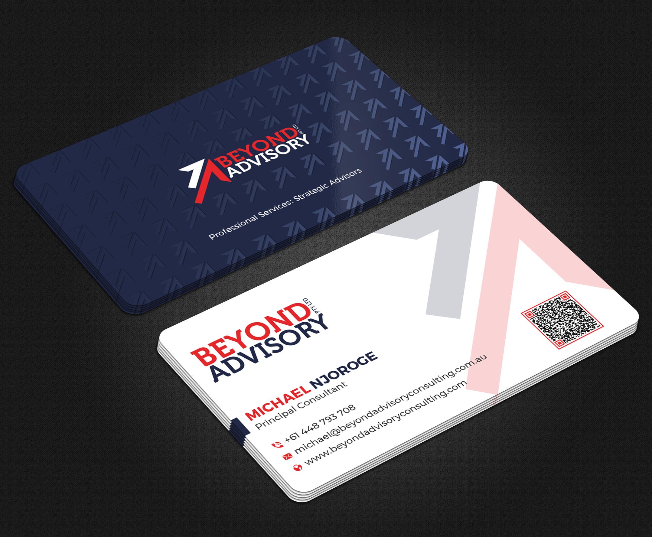 Business Card Design by Uttom 2 for Beyond Advisory Consulting  | Design #25174483