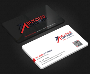 Diseño de Tarjeta de Presentación por Uttom 2 para Beyond Advisory Consulting  | Diseño: #25177821