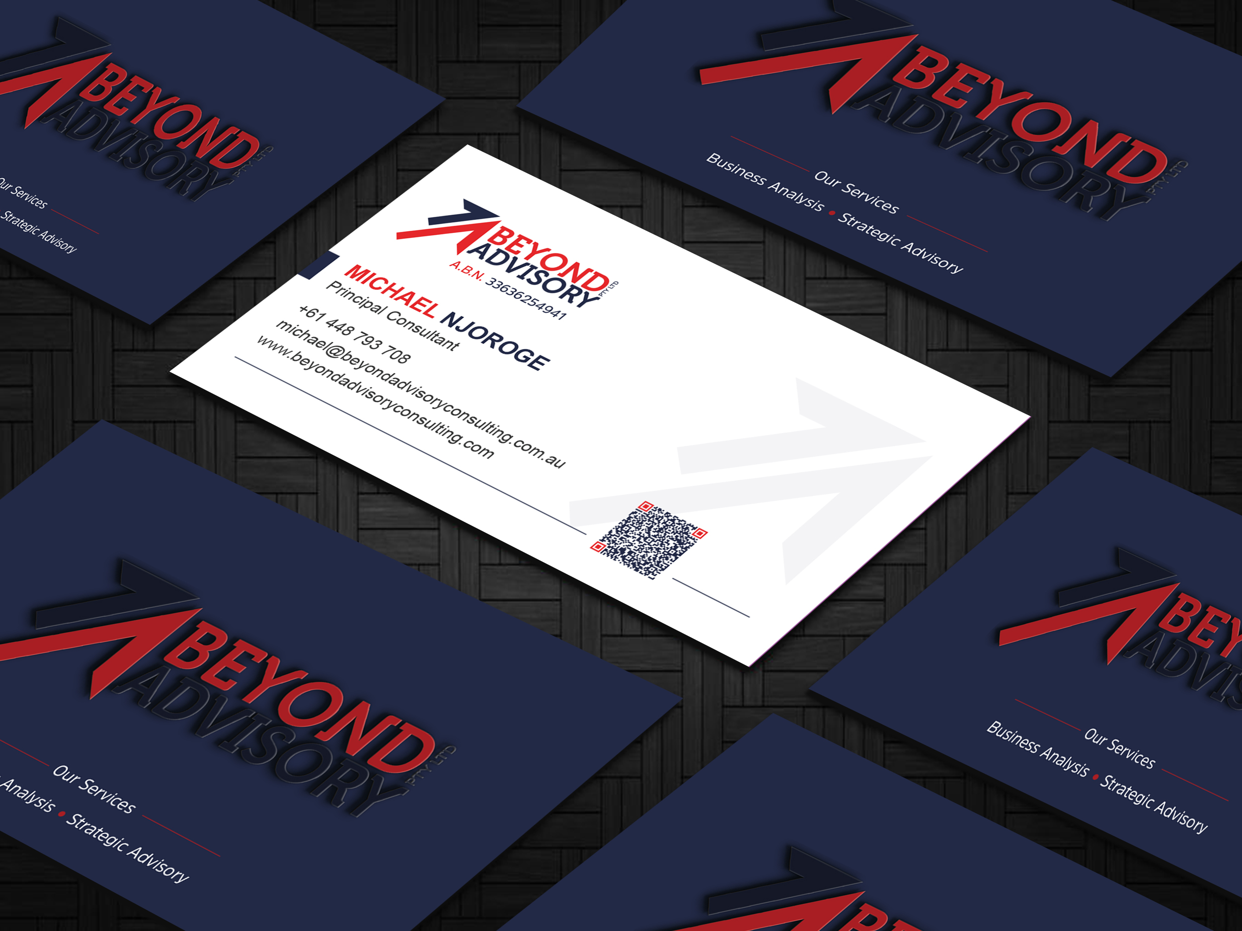 Business Card Design by Uttom 2 for Beyond Advisory Consulting  | Design #25203935