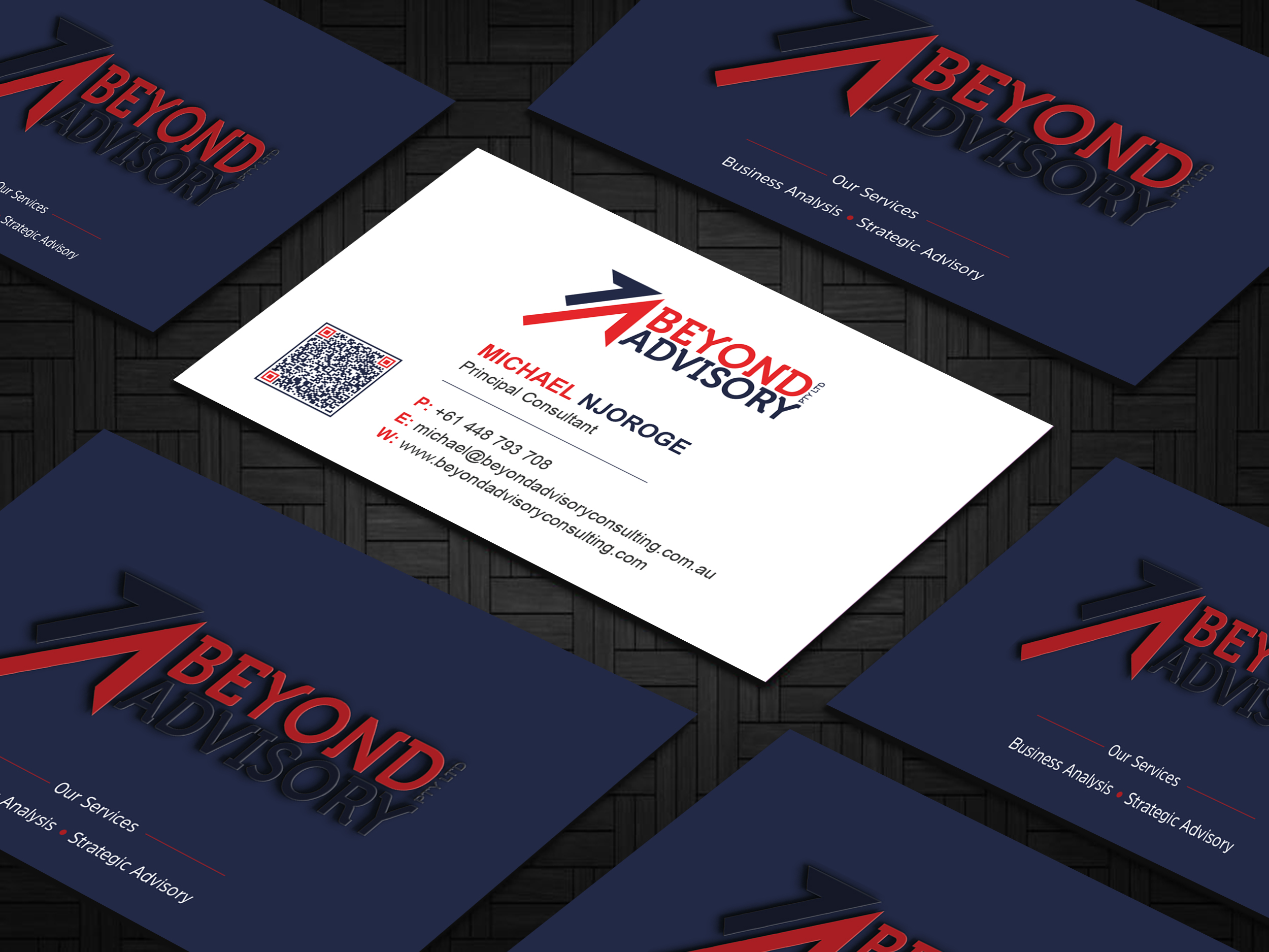 Business Card Design by Uttom 2 for Beyond Advisory Consulting  | Design #25203943