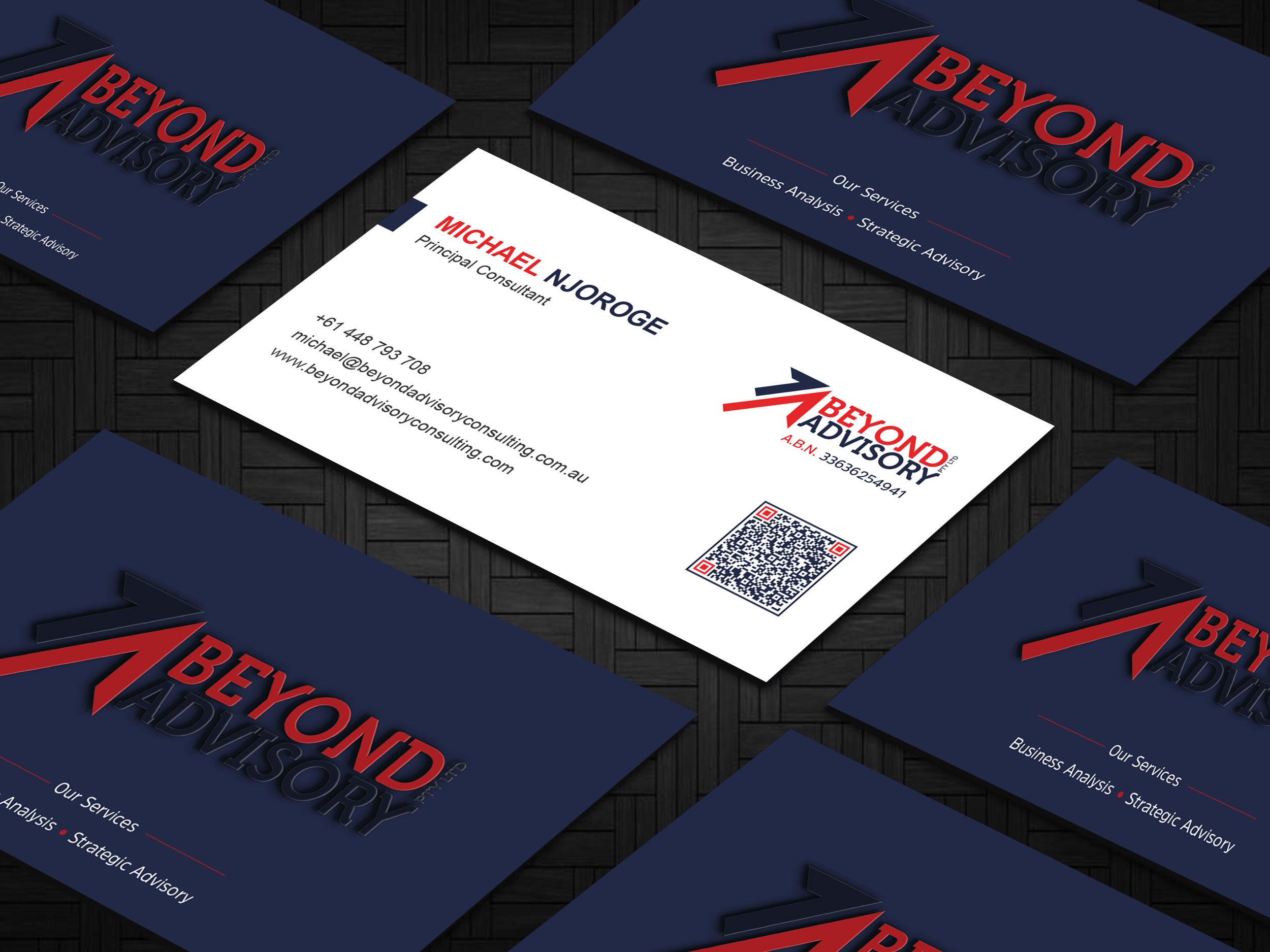 Business Card Design by Uttom 2 for Beyond Advisory Consulting  | Design #25203945
