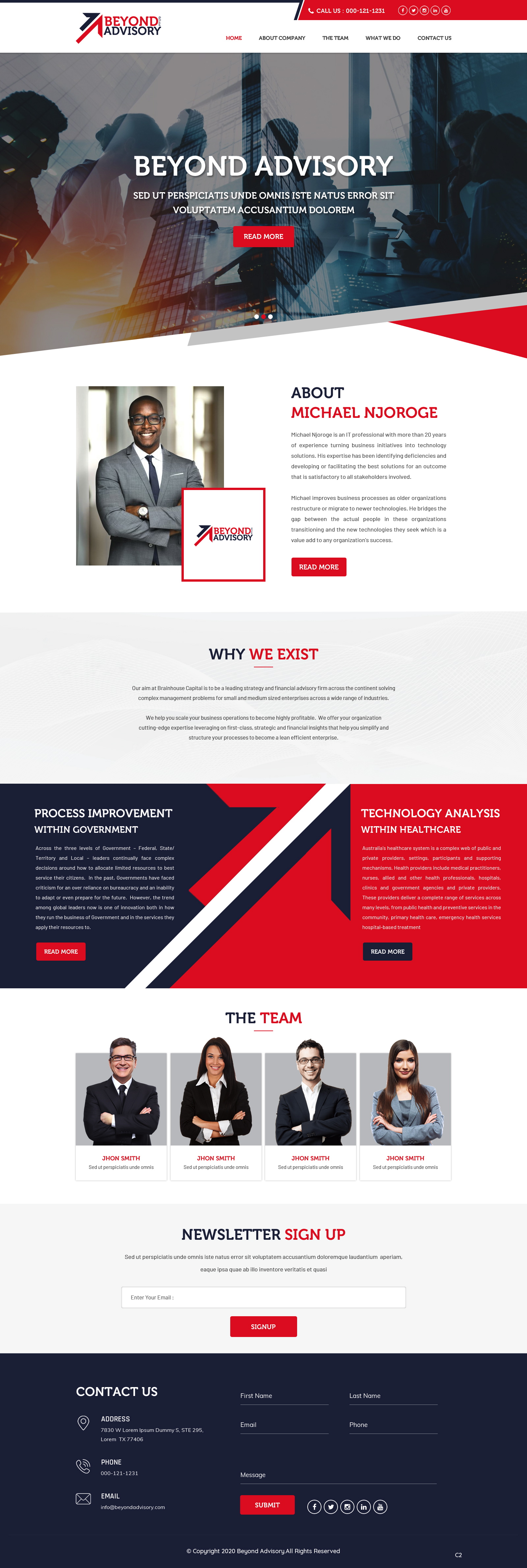 Web Design by pb for Beyond Advisory Consulting  | Design #25182052