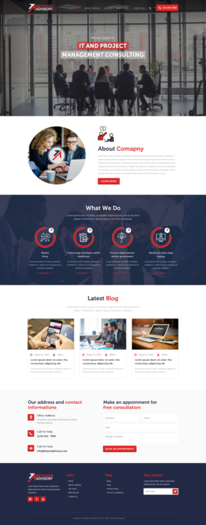 Web Design by rightway for Beyond Advisory Consulting  | Design: #25181834