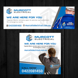 Banner-Design von RAMDHONU für Murcott Electrical Pty Ltd | Design: #25170188