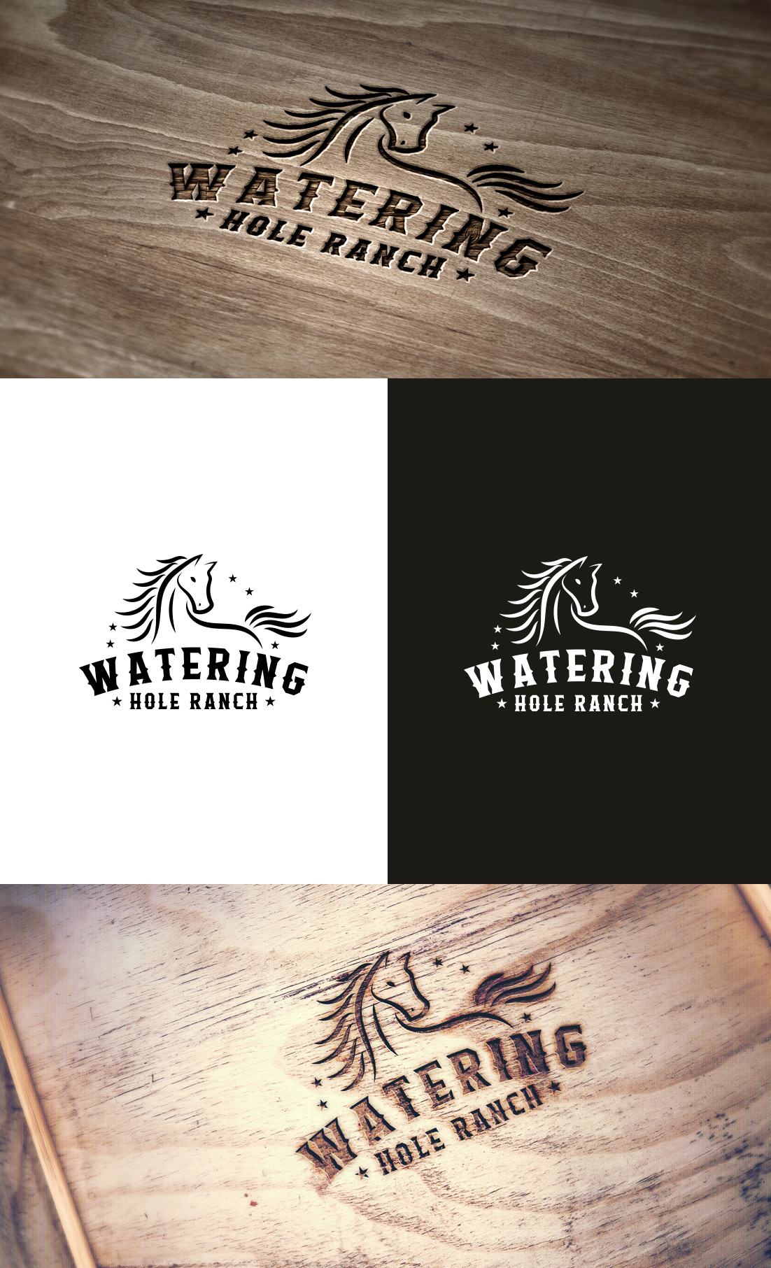 Logo Design by GLDesigns for Watering Hole Ranch, LLC | Design #25173962