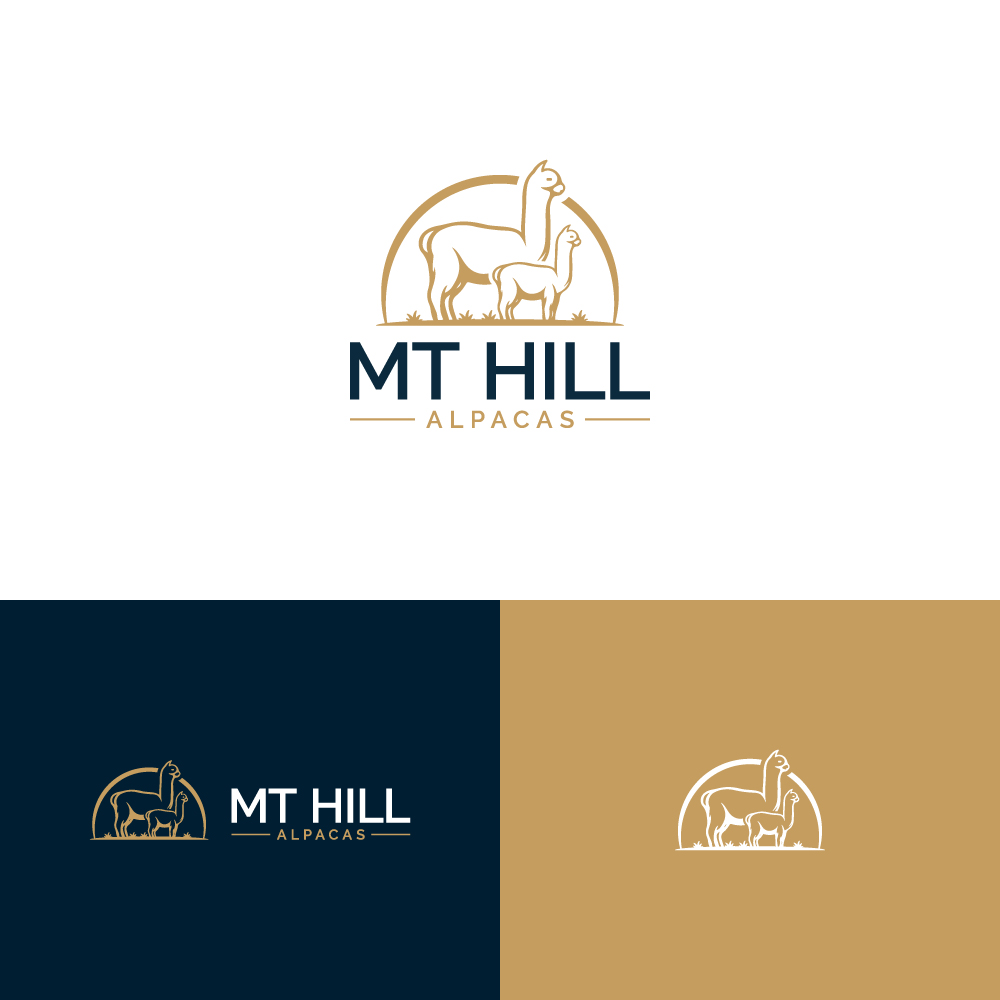 Logo Design by Gisella Guzmán for Mt Hill Alpacas | Design #25221657