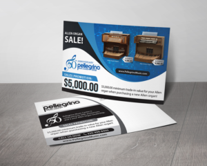 Postcard Design by alex989 for Pellegrino Music Center | Design: #25209731