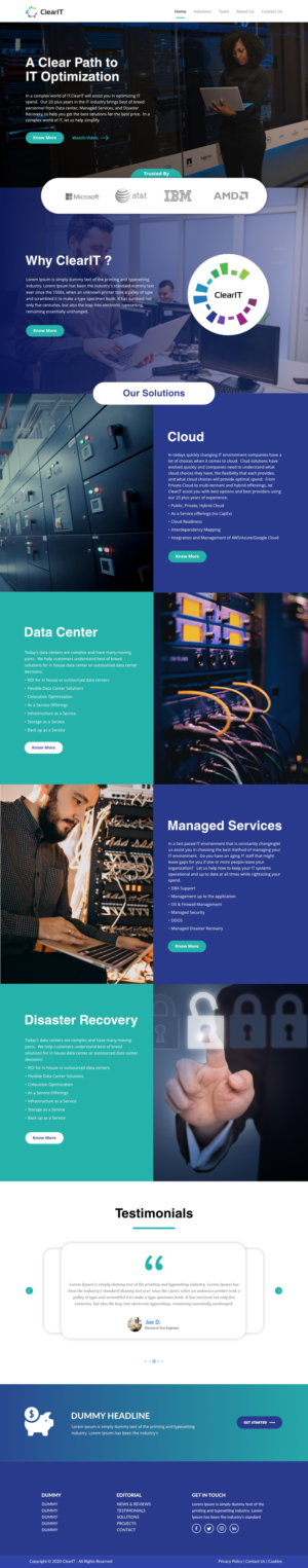 Web Design by Cynor Designs for this project | Design: #25244429