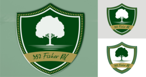hand painted address sign/ old golf course look | Graphic Design by ammar_ed