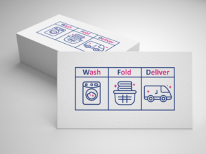 Logo for WashFoldDeliverCA.com | Grafik-Design von Elizaveta M