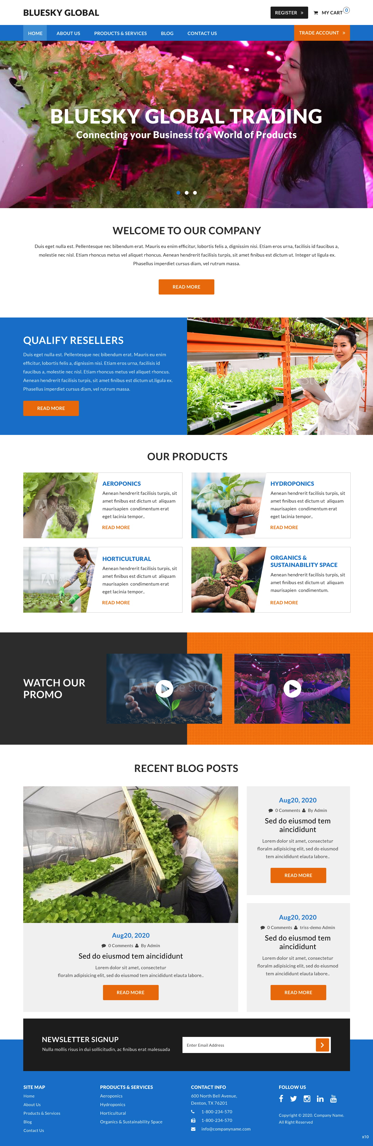 Web Design by pb for Blue Sky Global Trading Pty Ltd | Design #25210726