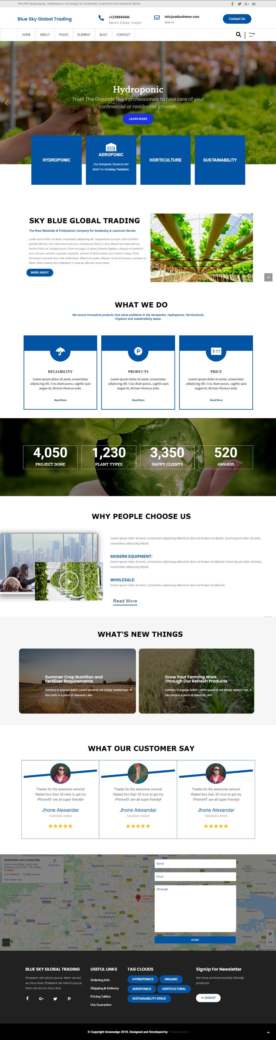 Web-Design von Adeel Rahman für Blue Sky Global Trading Pty Ltd | Design #25231142
