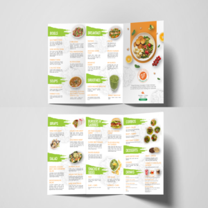 Menu Design by ARTDOTBUMBA HOUSE OF DESIGN for this project | Design: #25199683