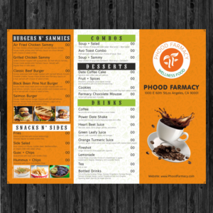 Menu Design by mdnegi for this project | Design: #25198086