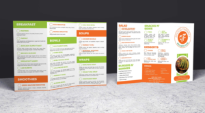 Menu Design by Deziners Zone for this project | Design: #25186618