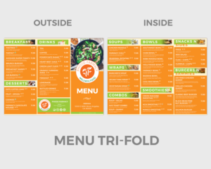 Menu Design by Prakhar Patel for this project | Design: #25209095