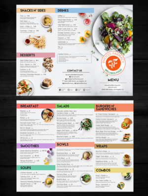 Menu Design by rug for this project | Design: #25281455
