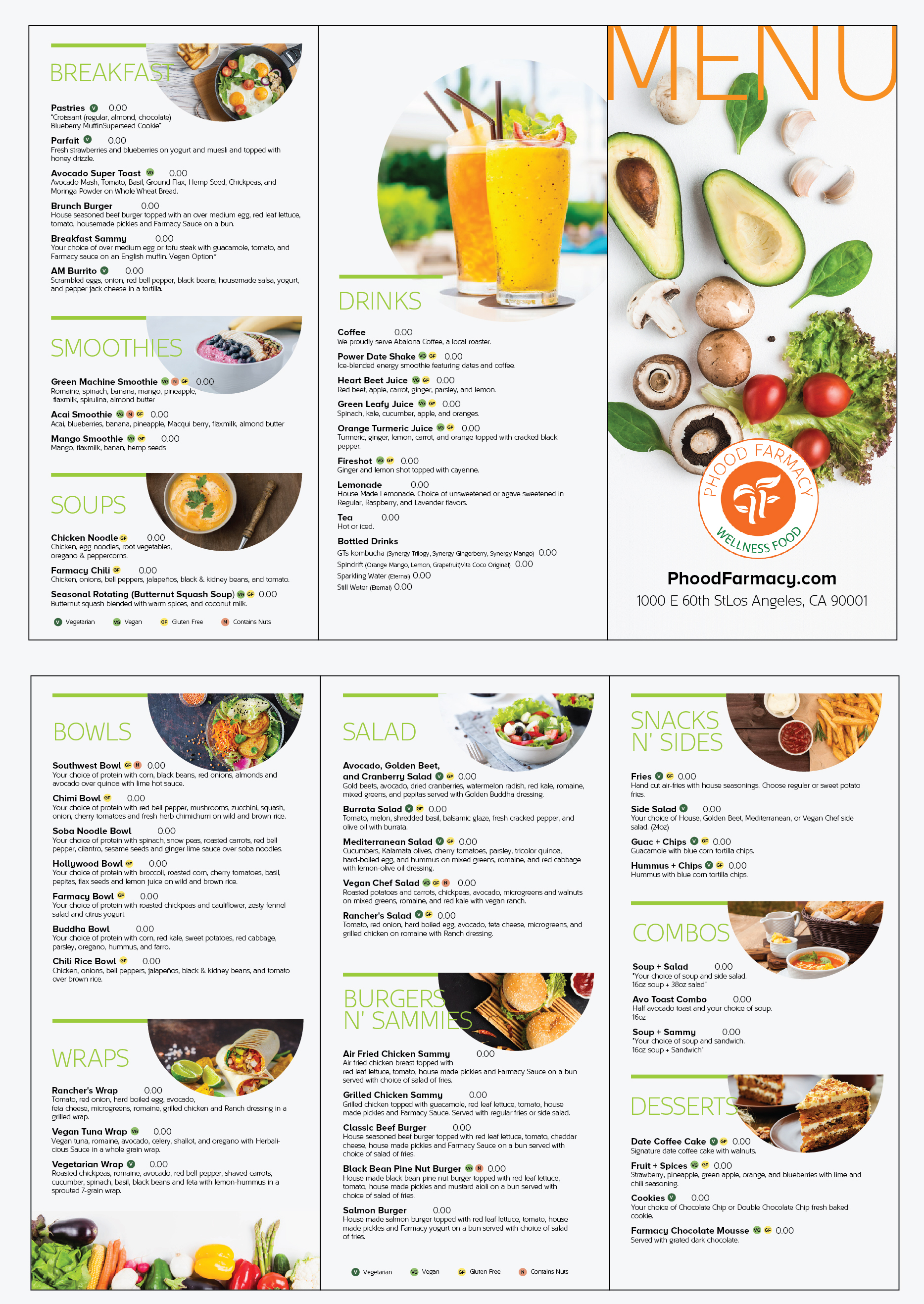 Menu Design by eleven for this project | Design #25198793