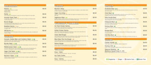 Menu Design by geb for this project | Design: #25184526