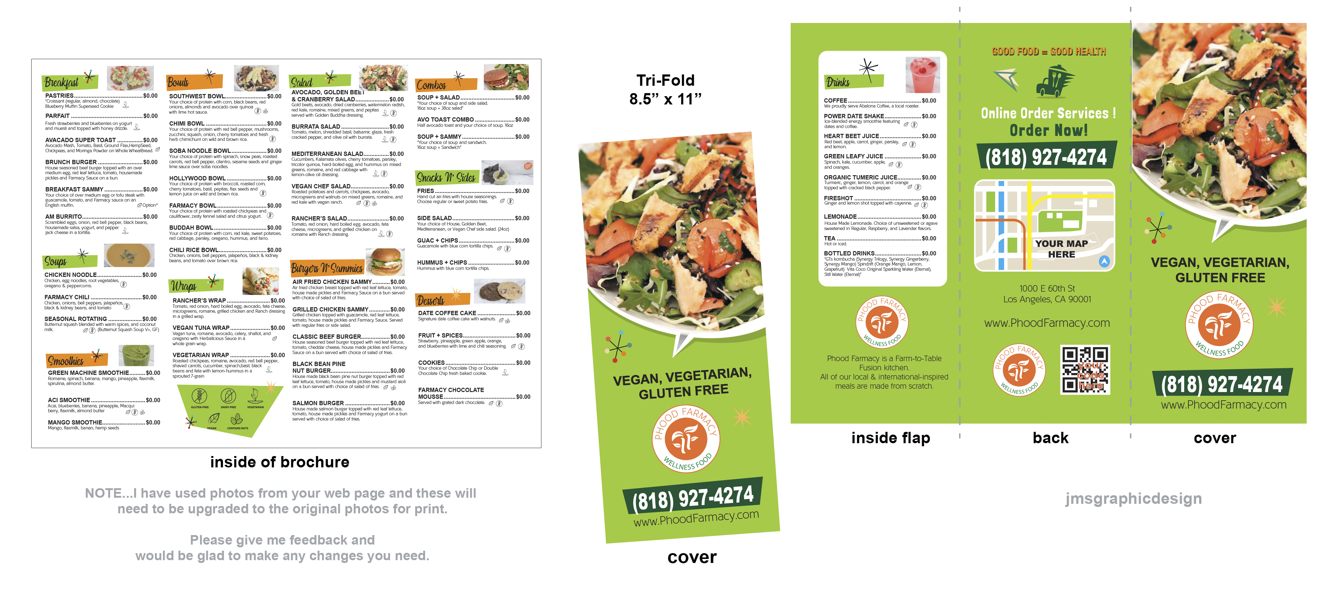 Menu Design by jmsgraphicdesign for this project | Design #25196411