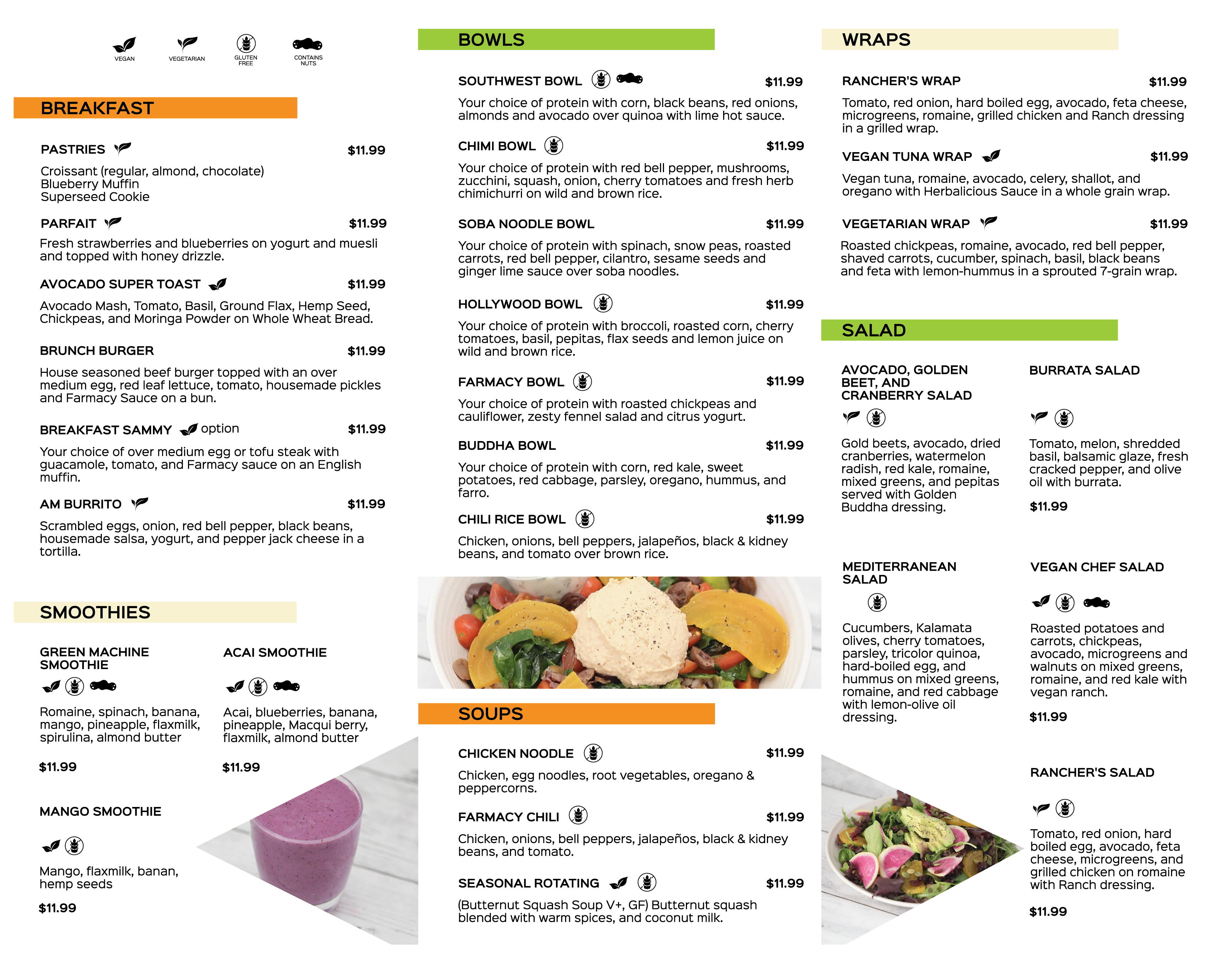 Menu Design by vigs for this project | Design #25200810